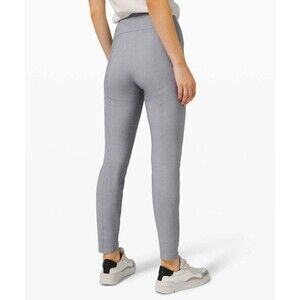 Lululemon Here to There High-Rise 7/8 Pant Crosshatch Texture Magnet Grey Size 6